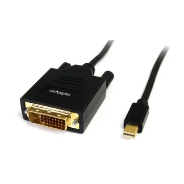 Picture of Startech.Com 6ft (1.8m) Mini Displayport To Dvi Cable - Mini Dp To Dvi Adapter Cable - 1080p Video - Passive Mdp To Dvi-D Single Link, Mdp or Thunderbolt 1/2 Mac/Pc To Dvi Monitor/Display - Mdp2dvimm6
