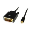 Picture of Startech.Com 6ft (1.8m) Mini Displayport To Dvi Cable - Mini Dp To Dvi Adapter Cable - 1080p Video - Passive Mdp To Dvi-D Single Link, Mdp or Thunderbolt 1/2 Mac/Pc To Dvi Monitor/Display - Mdp2dvimm6
