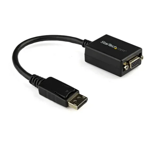 Picture of Startech.Com Displayport To Vga Adapter - Active Dp To Vga Converter - 1080p Video - Displayport Certified - Dp/Dp++ Source To Vga Monitor Cable Adapter Dongle - Latching Dp Connector - Dp2vga2