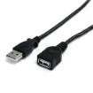 Picture of Startech.Com 6 Ft Black Usb 2.0 Extension Cable a To a - M/F - USBEXTAA6BK