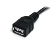 Picture of Startech.Com 6 Ft Black Usb 2.0 Extension Cable a To a - M/F - USBEXTAA6BK