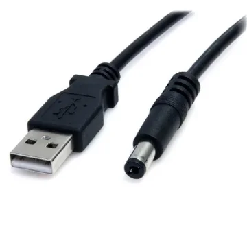 Picture of Startech.Com Usb To 5.5mm Power Cable - Type M Barrel - 3 Ft - USB2TYPEM