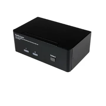 Picture of Startech.Com 2 Port Dual Displayport Usb Kvm Switch with Audio & Usb 2.0 Hub - SV231DPDDUA