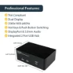 Picture of Startech.Com 2 Port Dual Displayport Usb Kvm Switch with Audio & Usb 2.0 Hub - SV231DPDDUA