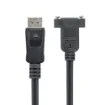 Picture of Startech.Com 3ft (1m) Panel Mount Displayport Cable - 4K X 2K - Displayport 1.2 Extension Cable Male To Female - Dp Video Extender Cord with Panel Mount Dp Connector - Dp Monitor Cable - DPPNLFM3