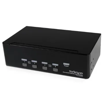 Picture of Startech.Com 4 Port Dual Dvi Usb Kvm Switch with Audio & Usb 2.0 Hub - Sv431dd2dua