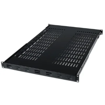 Picture of Startech.Com 1U Adjustable Vented Server Rack Mount Shelf - 175lbs - 19.5 To 38in Adjustable Mounting Depth Universal Tray for 19" Av/ Network Equipment Rack - 27.5in Deep - Adjshelf