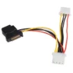 Picture of Startech.Com Sata To LP4 Power Cable Adapter with 2 Additional LP4 - Lp4satafm2l