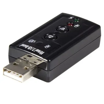 Picture of Startech.Com Virtual 7.1 Usb Stereo Audio Adapter External Sound Card - ICUSBAUDIO7