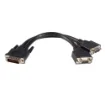 Picture of Startech.Com 8in Lfh 59 Male To Dual Female Vga Dms 59 Cable - DMSVGAVGA1