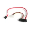 Picture of Startech.Com 18in Sas 29 Pin To Sata Cable with LP4 Power - Sas729pw18