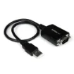 Picture of Startech.Com 1 Ft Usb To RS232 Serial DB9 Adapter Cable with Com Retention - ICUSB232PRO