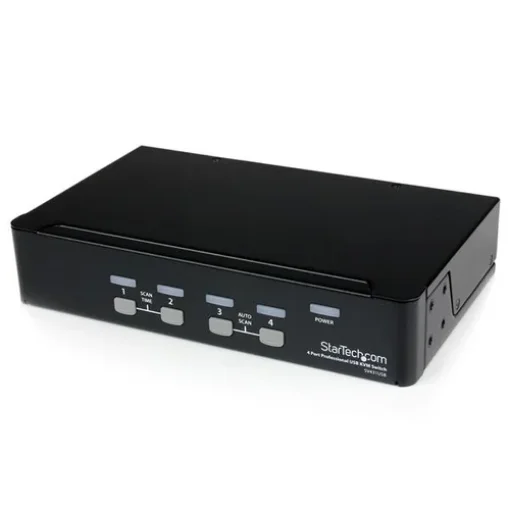 Picture of Startech.Com 4 Port Professional Vga Usb Kvm Switch with Hub - SV431USB