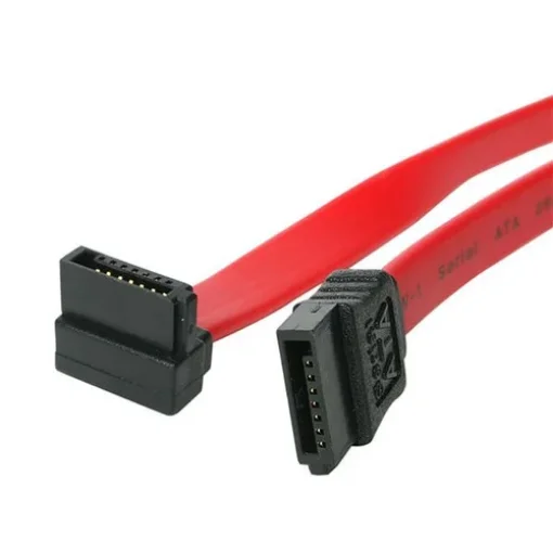 Picture of Startech.Com 24in Sata To Right Angle Sata Serial Ata Cable - Sata24ra1