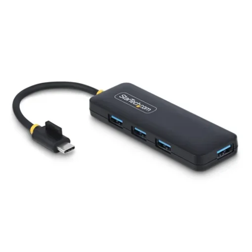 Picture of Startech.Com 4-Port Usb-C Hub, 5Gbps, Usb-C To 4x Usb-A, Bus Powered, Small Travel Mini Hub, Multi-Port Usb 3.0 Splitter, Portable Hub, Overcurrent Protection - H5c4a-Usb-Hub