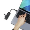 Picture of Startech.Com 4-Port Usb-C Hub, 5Gbps, Usb-C To 4x Usb-A, Bus Powered, Small Travel Mini Hub, Multi-Port Usb 3.0 Splitter, Portable Hub, Overcurrent Protection - H5c4a-Usb-Hub