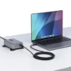 Picture of Startech.Com 6.6ft (2m) Usb-C Charging Cable, Side Screw Locking, 240W (5A) Pd Epr, Dual-Layer Silicone/Braided Jacket, Usb 2.0 Laptop Charger Cable, Usb-If Certified, Rugged Usb-C Charging Cord - S2cepr2m-Usbsl-Cable