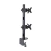 Picture of Startech.Com Desk Mount for 2x Vertically Stacked Monitors, Dual 49", Total 70lb (32kg), C-Clamp, Quick-Release Vesa System, Widescreen 16:9/Ultrawide 32:9, Taa - H2MPV-MONITOR-MOUNT