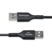 Picture of Startech.Com 3ft (1m) Usb-A To Usb-C Charging Cable, Charge & Sync, 3A, Usb 2.0, Tpe Jacket - Black Usb Charging Cord - Usb2ac1mnc