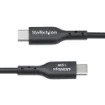 Picture of Startech.Com 3ft (1m) Usb-A To Usb-C Charging Cable, Charge & Sync, 3A, Usb 2.0, Tpe Jacket - Black Usb Charging Cord - Usb2ac1mnc