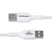 Picture of Startech.Com 6.6ft (2m) Usb-A To Usb-C Charging Cable, Charge & Sync, 3A, Usb 2.0, Tpe Jacket - White Usb Charging Cord - Usb2ac2mncwhe