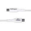 Picture of Startech.Com 6.6ft (2m) Usb-A To Usb-C Charging Cable, Charge & Sync, 3A, Usb 2.0, Tpe Jacket - White Usb Charging Cord - Usb2ac2mncwhe