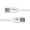 Picture of Startech.Com 3m (9.8ft) Usb-A To Usb-C Charging Cable, Charge & Sync, 3A, Usb 2.0, Tpe Jacket - White Usb Charging Cord - Usb2ac3mncwhe