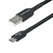 Picture of Startech.Com 4m (13ft) Usb-A To Usb-C Charging Cable, Charge & Sync, 3A, Usb 2.0, Tpe Jacket - Black Usb Charging Cord - Usb2ac4mbke