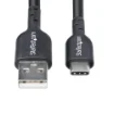 Picture of Startech.Com 4m (13ft) Usb-A To Usb-C Charging Cable, Charge & Sync, 3A, Usb 2.0, Tpe Jacket - Black Usb Charging Cord - Usb2ac4mbke