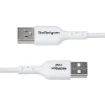 Picture of Startech.Com 3ft (1m) Usb-A To Usb-C Charging Cable, Charge & Sync, 3A, Usb 2.0, Tpe Jacket - White Usb Charging Cord - Usb2ac1mncwhe