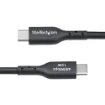Picture of Startech.Com 3m (9.8ft) Usb-A To Usb-C Charging Cable, Charge & Sync, 3A, Usb 2.0, Tpe Jacket - Black Usb Charging Cord - Usb2ac3mnc
