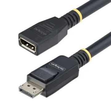 Picture of Startech.Com 10ft (3m) Displayport 1.4 Extension Cable, Dp 1.4 Port Saver Cable, 8K 60Hz, Dp Male To Female Extension Adapter Cord, Displayport Extension Cable, Tpe Jacket, M/F - 10F-DP14-EXTEND-CBL