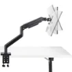 Picture of Startech.Com Monitor Desk Mount for Up To 49in 32:9 Ultrawide Curved Screens, Mechanical Spring Arm, C-Clamp/Grommet, Tool-Less Adjustment, Max 44lb/20kg - H1m1ag1-Monitor-Arm
