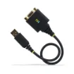 Picture of Startech.Com 1ft (30cm) Usb To Null Modem Serial Adapter Cable, Com Retention, Ftdi, Usb-A To DB9 RS232, Interchangeable DB9 Nuts/Screws, Windows/Macos/Linux - 1P1ffcn-Usb-Serial
