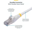 Picture of Startech.Com 1m Blue CAT8 Ethernet Cable, Snagless RJ45, 25G/40G, 2000MHz, 100W Poe++, S/Ftp, 26AWG Pure Bare Copper Wire, Lszh, Shielded Network Patch Cord W/Strain Reliefs, Fluke Channel Tested - NLBL-1M-CAT8-PATCH
