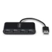 Picture of Startech.Com St4200mini2-Usb-Hub Interface Hub Usb 2.0 480 Mbit/S Black - St4200mini2-Usb-Hub