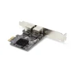 Picture of Startech.Com 2-Port Gigabit Pcie Network Adapter Card, 10/100/1000Mbps Pci Express Nic, Dual Realtek RTL8111H, Works with Windows and Linux, Taa Compliant - St1000spexd4t