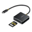 Picture of Startech.Com 1B-USB-C-SDE-ADAPTER Card Reader Usb 3.2 Gen 2 (3.1 Gen 2) Type-C Black - 1B-USB-C-SDE-ADAPTER