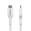 Picture of Startech.Com 1m (3.3ft) White Usb-C Charging Cable, Usb C Cable, Usb 2.0 Type-C Laptop Charger Cord, 60W 3A Power Delivery, Tpe Jacket, Usb-C Data Transfer Cable, M/M - Usb2cc1mncwhe