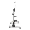 Picture of Startech.Com Rolling Tv Cart/Stand on Wheels for 60-100inch Flat Screens Up To 220lb (100kg), Height Adjustment Via Hand Crank, Mobile/Portable Trolley Mount - 1110C-MOBILE-TV-CART