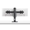 Picture of Startech.Com Crossbar Dual Monitor Desk Stand for Double 27-Inch Screens, Vesa Mount 75x75/100x100, Toolless Height Adjustment, Up To 13.2lb (6kg) Per Display - 2Mc1s-Monitor-Stand