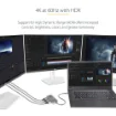 Picture of Startech.Com 3-Port Usb-C Multi-Monitor Adapter, Usb Type-C To 3x Displayport 1.4 Mst Hub, Triple 4K 60Hz Dp Laptop Display Extender / Splitter, Hdr, Extra-Long Built-In Cable - Windows Only - Mst14cd123dp