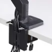 Picture of Startech.Com Crossbar Triple Monitor Desk Mount for Up To Three 27in Screens, Vesa 75x75/100x100, Tool-Less Arm Adjustments, C-Clamp/Grommet, Spring-Assisted Arm - 3M1a3sg-Monitor-Arm
