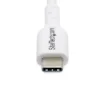 Picture of Startech.Com 3m (9.8ft) White Usb-C Charging Cable, Usb C Cable, Usb 2.0 Type-C Laptop Charger Cord, 60W 3A Power Delivery, Tpe Jacket, Usb-C Data Transfer Cable, M/M - Usb2cc3mwhe