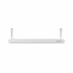 Picture of Startech.Com Under Desk Cable Management Tray, Length Adjustable Cable Organizer, Clamp-On Installation, No Drilling Required, Power Bar Holder, White - Calw-Desk-Cable-Tray