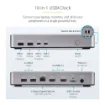 Picture of Startech.Com USB4 Docking Station, Usb-C 40Gbps, Dual Video Hdmi, Up To 2x 4K 60Hz 4:4:4 (Rgb) or 2x 4K 120Hz 4:2:2, Multi-Monitor Dock, 6x Usb, 2.5GbE, 100W Pd - 155UE-USB4-DOCK