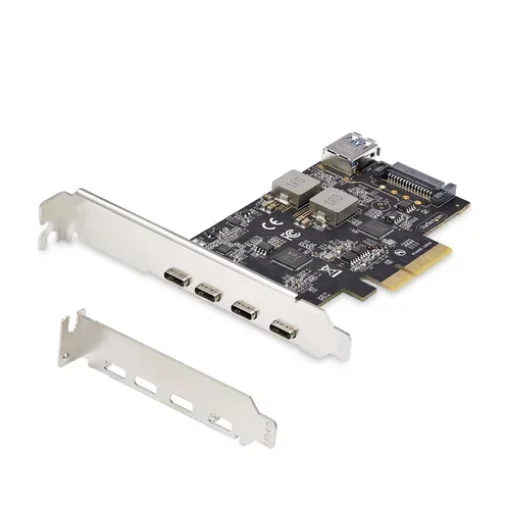 Picture of Startech.Com 5-Port Usb Pcie Card, Usb 3.2 10Gbps, Pci Express Card with 4x Usb-C Ports, 1x Usb-A Internal Port, Usb Pcie Controller Card, Windows/Macos/Linux - Ps4c3ia3-Usb-C-Card