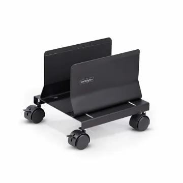 Picture of Startech.Com Computer Tower Cart, Rolling Mobile Cpu Caddy on Wheels (Casters), Max Load 46.3lb/21kg, Adjustable Pc Case Mount, Desktop Floor Stand, Steel Dolly - Cpumobilestnd