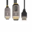 Picture of Startech.Com 30ft (9.15m) Usb-C To Hdmi 2.0 Active Optical Cable (Aoc), 4K 60Hz, CL3 Rated, Unidirectional Usb Type-C To Hdmi Adapter Cable - 145B-USBC-HDMI4K-AOC