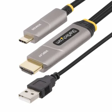 Picture of Startech.Com 50ft (15.2m) Usb-C To Hdmi 2.0 Active Optical Cable (Aoc), 4K 60Hz, CL3 Rated, Unidirectional Usb Type-C To Hdmi Adapter Cable - 146B-USBC-HDMI4K-AOC